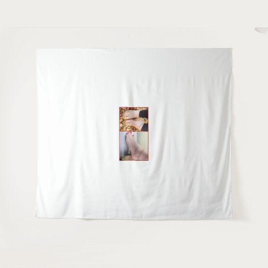 Transform any space with this oversized Zazzle tap タペストリー (正面(横))