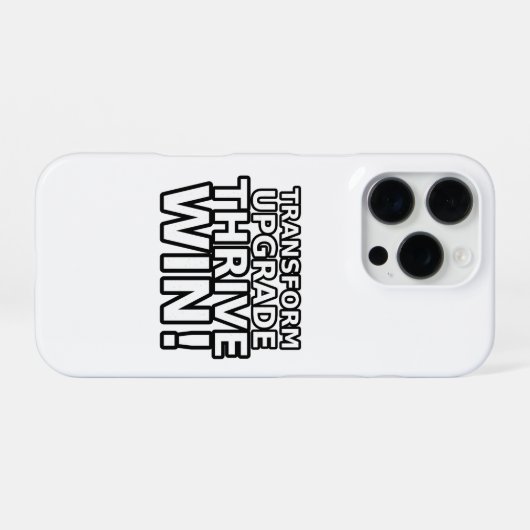 Transform Upgrade Thrive Win iPhoneケース (裏面横)