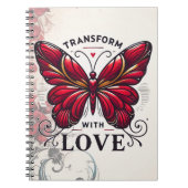 Transform with Love Journal – Self-Discovery Noteb ノートブック (正面)
