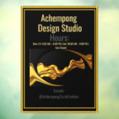 Transform Your Entrance with the Achempong Gold Wa ウィンドウサイン (シート3)