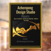 Transform Your Entrance with the Achempong Gold Wa ウィンドウサイン (シート2)