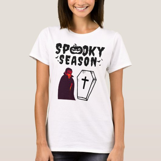 Transform Your Halloween Style with Our Spooky Vam Tシャツ (正面)