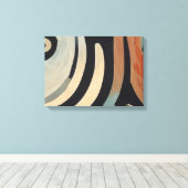 Transform Your Walls a Sacred Story Southwest Fish キャンバスプリント (インサイチュ (ウッドフロア))