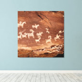 Transform Your Walls Into a Sacred Story Southwest キャンバスプリント (インサイチュ (ウッドフロア))