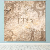 Transform Your Walls Into a Sacred Story Southwest キャンバスプリント (インサイチュ (ウッドフロア))