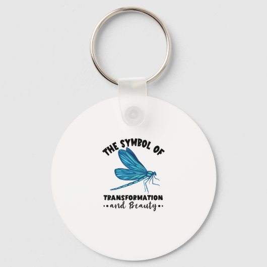 Transformation Beauty Nature Insect Dragonflies Dr キーホルダー (正面)