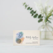 Transformation Line Art Butterfly Life Coach 名刺 (スタンド正面)