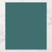 Transformative Teal ワインラベル (シングルラベル)