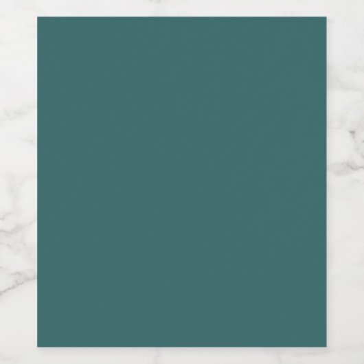 Transformative Teal  ワインラベル (シングルラベル)