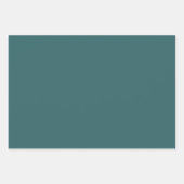 Transformative Teal Spring Summer Trending Color ラッピングペーパーシート (正面)