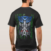 Transformers 1x00001 MATRIX BLACK BY SAMURAI FEUDA Tシャツ (裏面)