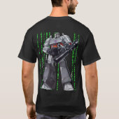 Transformers 1x00007 MATRIX BLACK BY SAMURAI FEUDA Tシャツ (裏面)