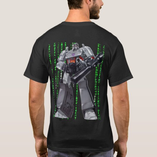 Transformers 1x00007 MATRIX BLACK BY SAMURAI FEUDA Tシャツ (裏面)