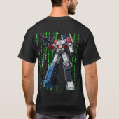 Transformers 1x005 MATRIX BLACK BY SAMURAI FEUDAL  Tシャツ (裏面)