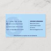 Transformez votre vision en une identité marquante 名刺 (裏面)