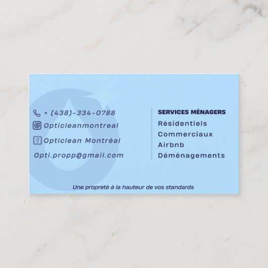 Transformez votre vision en une identité marquante 名刺 (裏面)