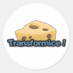 Transformiceのロゴのステッカー ラウンドシール