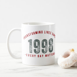 Transforming Lives Since 1998 | Teacher mug | コーヒーマグカップ