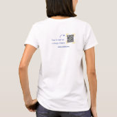 Transforming Lives Tシャツ – 白 (裏面)