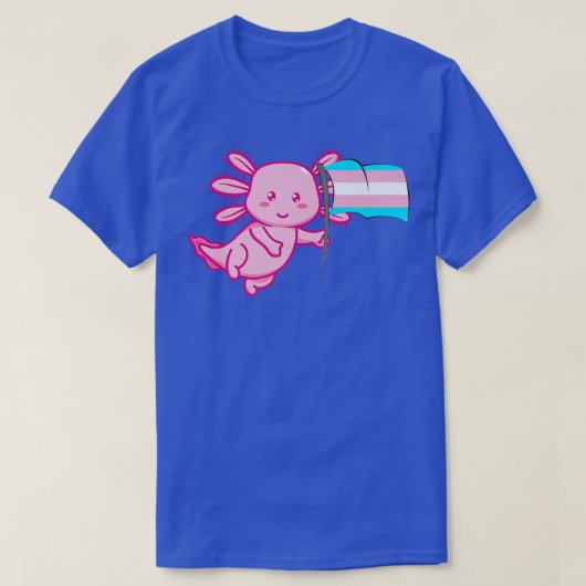 transgender Axolotl trans LGBT LGBTQ  Tシャツ (デザイン正面)