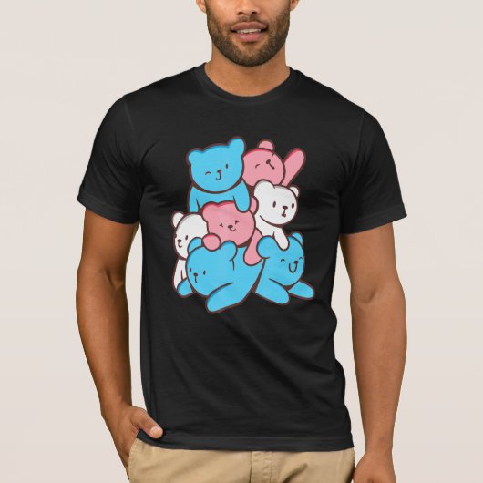 Transgender Equality Bear Love Trans Pride Lgbt Co Tシャツ (正面)