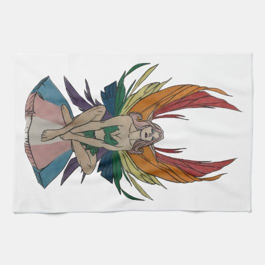 Transgender Faerie キッチンタオル (横)