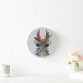 Transgender Faerie  ラウンド壁時計 (ホーム)