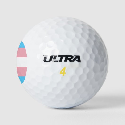 Transgender Flag ゴルフボール (ロゴ)