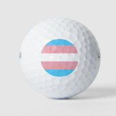 Transgender Flag ゴルフボール (正面)