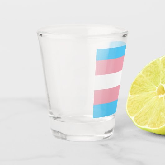 Transgender Flag ショットグラス (左)