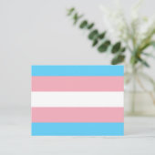 Transgender Flag シーズンポストカード (スタンド正面)