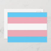 Transgender Flag シーズンポストカード (正面/裏面)