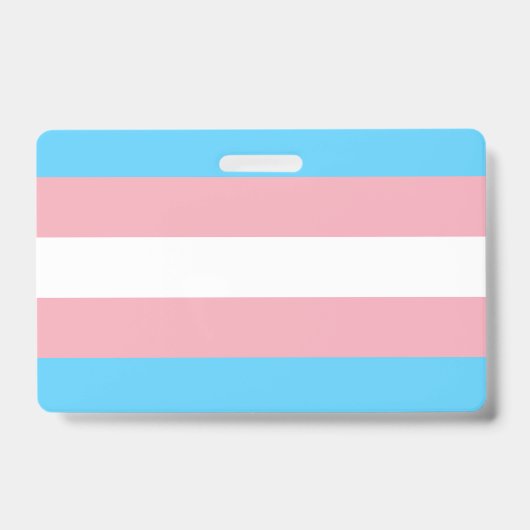 Transgender Flag バッジ (正面)