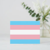 Transgender Flag ポストカード (スタンド正面)