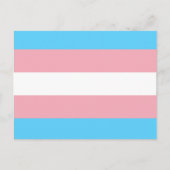 Transgender Flag ポストカード (正面)