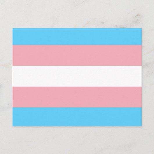 Transgender Flag ポストカード (正面)