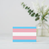 Transgender Flag 名刺 (スタンド正面)