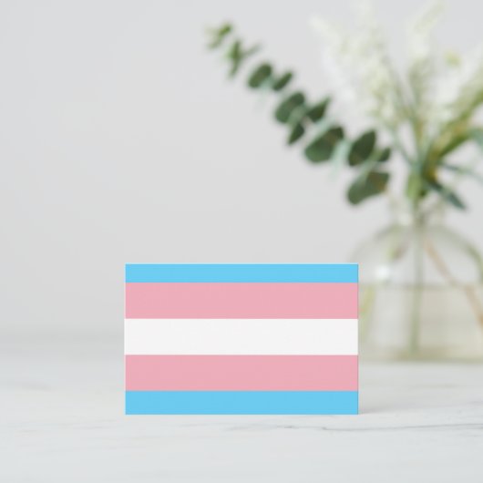 Transgender Flag 名刺 (スタンド正面)