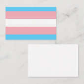 Transgender Flag 名刺 (正面/裏面)
