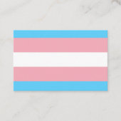 Transgender Flag 名刺 (正面)
