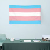 Transgender Flag 横断幕 (トレードショー)