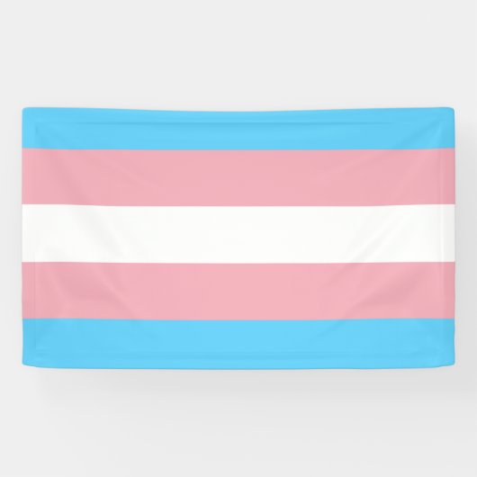 Transgender Flag 横断幕 (横)