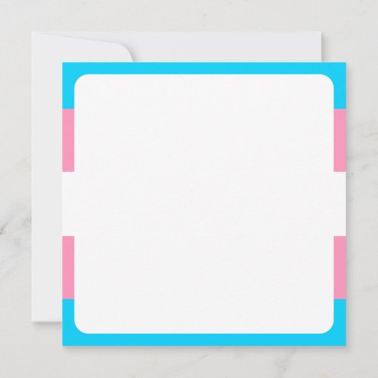 Transgender Flag Anime Person | LGBTQIA+ (裏面)