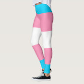  Transgender Flag | LGBTQIA+  レギンス (左)
