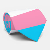  Transgender Flag | LGBTQIA+ Pink, Blue and White ネクタイ (ロール)