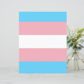 Transgender Flag Papier (スタンド正面)