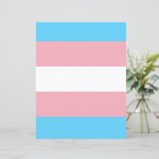 Transgender Flag Papier (スタンド正面)