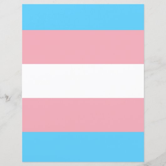 Transgender Flag Papier (正面)