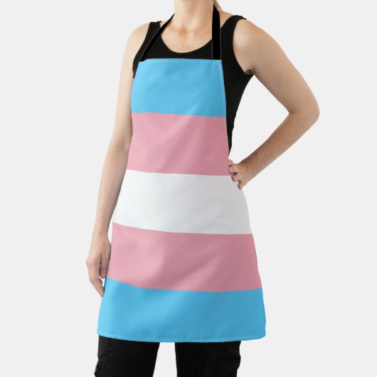 Transgender flag trans pride LGBT symbol gay homos エプロン (インサイチュ)