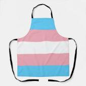 Transgender flag trans pride LGBT symbol gay homos エプロン (正面)